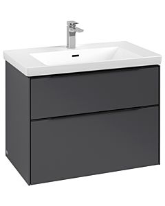 Villeroy und Boch Subway 3. 1930 C57401VR 77,2x57,6x47,8cm, sans LED / poignée Volcano noir, graphite