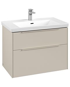 Villeroy und Boch Subway 3. 1930 vanity unit C57402VN 77.2x57.6x47.8cm, without LED / handle monochrome, cashmere gray