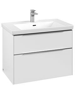 Villeroy und Boch Subway 3. 1930 C574L0VF 77,2x57,6x47,8cm, avec LED / poignée aluminium brillant, blanc pur