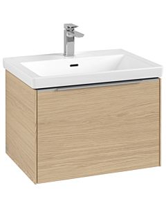 Villeroy und Boch Subway 3. 1930 vanity unit C57500VJ 62.2x42.9x47.8cm, without LED / handle aluminum glossy, nordic oak