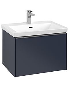 Villeroy und Boch Subway 3.0 Waschtisch-Unterschrank C57500VQ 62,2x42,9x47,8cm, ohne LED/Griff Aluminium glänzend, marine blue