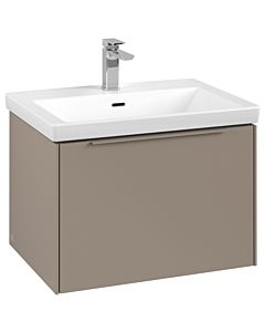 Villeroy und Boch Subway 3.0 Waschtisch-Unterschrank C57502VM 62,2x42,9x47,8cm, ohne LED/Griff monochrom, taupe