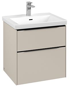 Villeroy und Boch Subway 3. 1930 C57801VN 57,2x57,6x47,8cm, sans LED / poignée Volcano noir, gris cachemire