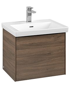 Villeroy und Boch Subway 3.0 Waschtisch-Unterschrank C57901VH 52,3x42,9x44,75cm, ohne LED/Griff Volcano black, arizona oak