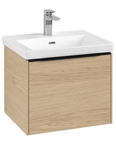 Villeroy und Boch Subway 3. 1930 C579L1VJ 52,3x42,9x44,75cm, avec LED / poignée Volcano noir, chêne nordique