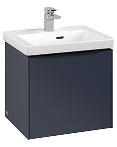 Villeroy und Boch Subway 3.0 Waschtisch-Unterschrank C58001VQ 47,3x42,9x40,75cm, ohne LED/Griff Volcano black, marine blue