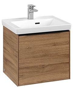 Villeroy und Boch Subway 3. 1930 C580L1RH 47,3x42,9x40,75cm, avec LED / poignée Volcano noir, chêne kansas