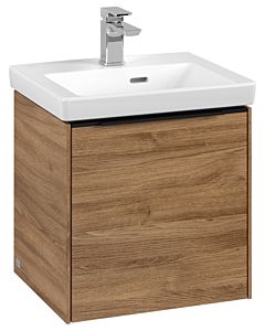 Villeroy und Boch Subway 3. 1930 C58101RH 42,3x42,9x37,75cm, charnière gauche / poignée Volcano noir, chêne kansas