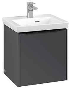Villeroy und Boch Subway 3. 1930 C58101VR 42,3x42,9x37,75cm, charnière gauche / poignée Volcano noir, graphite