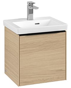 Villeroy und Boch Subway 3.0 Waschtisch-Unterschrank C58201VJ 42,3x42,9x37,75cm, Schanier rechts/Griff Volcano black, nordic oak