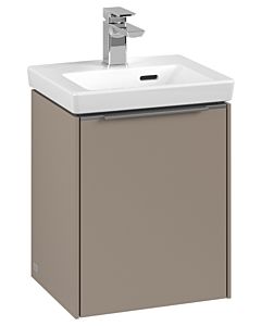 Villeroy und Boch Subway 3. 1930 C58300VM 35,1x42,9x30,9cm, charnière gauche / poignée aluminium brillant, taupe