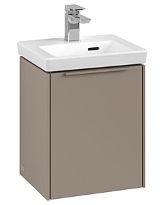Villeroy und Boch Subway 3.0 Waschtisch-Unterschrank C58302VM 35,1x42,9x30,9cm, Schanier links/Griff monochrom, taupe