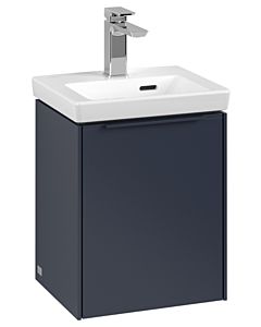 Villeroy und Boch Subway 3.0 Waschtisch-Unterschrank C58402VQ 35,1x42,9x30,9cm, Schanier rechts/Griff monochrom, marine blue