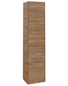 Villeroy und Boch Subway 3. 1930 C58600RH 40x171x36.2cm, charnière gauche / poignée aluminium brillant, chêne kansas