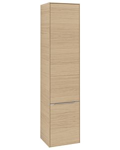 Villeroy und Boch Subway 3.0 Hochschrank C58600VJ 40x171x36,2cm, Schanier links/Griff Aluminium glänzend, nordic oak