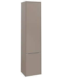 Villeroy und Boch Subway 3.0 Hochschrank C58600VM 40x171x36,2cm, Schanier links/Griff Aluminium glänzend, taupe