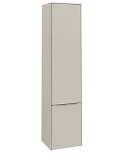 Villeroy und Boch Subway 3. 1930 C58600VN 40x171x36.2cm, charnière gauche / poignée aluminium brillant, gris cachemire