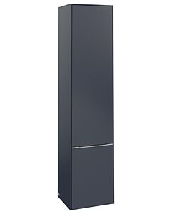Villeroy und Boch Subway 3.0 Hochschrank C58600VQ 40x171x36,2cm, Schanier links/Griff Aluminium glänzend, marine blue