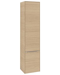 Villeroy und Boch Subway 3.0 Hochschrank C58700VJ 40x171x36,2cm, Schanier rechts/Griff Aluminium glänzend, nordic oak