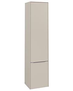 Villeroy und Boch Subway 3. 1930 C58700VN 40x171x36.2cm, charnière droite / poignée aluminium brillant, gris cachemire