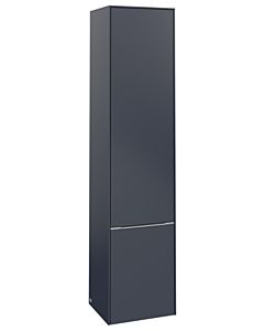 Villeroy und Boch Subway 3.0 Hochschrank C58700VQ 40x171x36,2cm, Schanier rechts/Griff Aluminium glänzend, marine blue