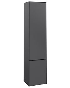 Villeroy und Boch Subway 3.0 Hochschrank C58701VR 40x171x36,2cm, Schanier rechts/Griff Volcano black, graphite