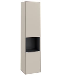 Villeroy und Boch Subway 3. 1930 cabinet C58800VN 40x171x36.2cm, hinge left / handle aluminum glossy, cashmere gray