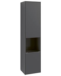 Villeroy und Boch Subway 3.0 Hochschrank C58802VR 40x171x36,2cm, Schanier links/Griff monochrom, graphite