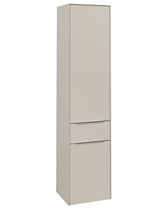 Villeroy und Boch Subway 3. 1930 cabinet C59000VN 40x171x36.2cm, hinge left / handle aluminum glossy, cashmere gray