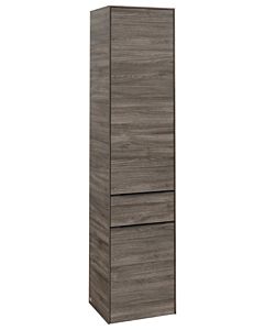 Villeroy und Boch Subway 3. 1930 cabinet C59001RK 40x171x36.2cm, hinge left / handle Volcano black, stone oak