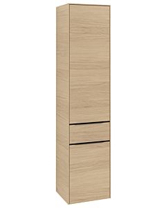 Villeroy und Boch Subway 3.0 Hochschrank C59001VJ 40x171x36,2cm, Schanier links/Griff Volcano black, nordic oak