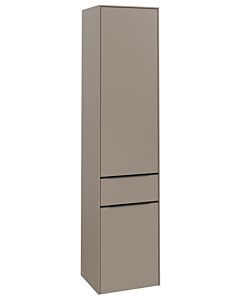 Villeroy und Boch Subway 3.0 Hochschrank C59001VM 40x171x36,2cm, Schanier links/Griff Volcano black, taupe