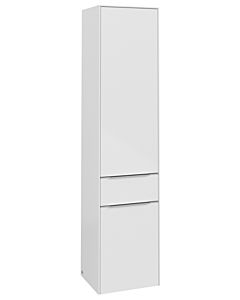Villeroy und Boch Subway 3.0 Hochschrank C59100VE 40x171x36,2cm, Schanier rechts/Griff Aluminium glänzend, brilliant white