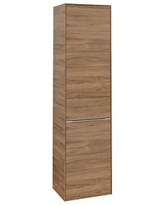 Villeroy und Boch Subway 3. 1930 C59200RH 40x171x36.2cm, charnière gauche / poignée aluminium brillant, chêne kansas