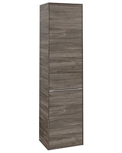 Villeroy und Boch Subway 3. 1930 cabinet C59200RK 40x171x36.2cm, hinge left / handle aluminum glossy, stone oak