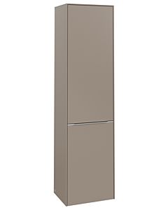 Villeroy und Boch Subway 3.0 Hochschrank C59200VM 40x171x36,2cm, Schanier links/Griff Aluminium glänzend, taupe