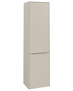 Villeroy und Boch Subway 3. 1930 C59200VN 40x171x36.2cm, charnière gauche / poignée aluminium brillant, gris cachemire