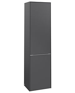 Villeroy und Boch Subway 3.0 Hochschrank C59200VR 40x171x36,2cm, Schanier links/Griff Aluminium glänzend, graphite