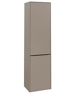 Villeroy und Boch Subway 3.0 Hochschrank C59201VM 40x171x36,2cm, Schanier links/Griff Volcano black, taupe
