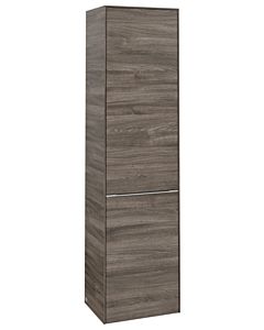 Villeroy und Boch Subway 3. 1930 cabinet C59300RK 40x171x36.2cm, hinge right / handle aluminum glossy, stone oak
