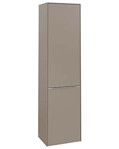 Villeroy und Boch Subway 3.0 Hochschrank C59300VM 40x171x36,2cm, Schanier rechts/Griff Aluminium glänzend, taupe
