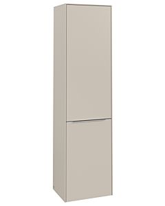 Villeroy und Boch Subway 3. 1930 C59300VN 40x171x36.2cm, charnière droite / poignée aluminium brillant, gris cachemire