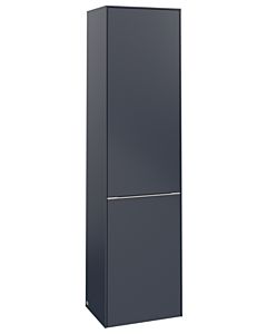 Villeroy und Boch Subway 3.0 Hochschrank C59300VQ 40x171x36,2cm, Schanier rechts/Griff Aluminium glänzend, marine blue