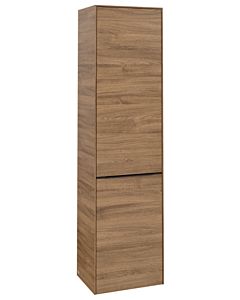 Villeroy und Boch Subway 3. 1930 C59301RH 40x171x36.2cm, charnière droite / poignée Volcano noir, chêne kansas