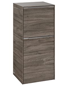 Villeroy und Boch Subway 3. 1930 side cabinet C59500RK 40x86x36.2cm, hinge right / handle aluminum glossy, stone oak