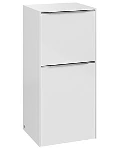 Villeroy und Boch Subway 3. 1930 side cabinet C59500VE 40x86x36.2cm, hinge right / handle aluminum glossy, brilliant white
