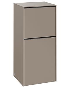 Villeroy und Boch Subway 3.0 Seitenschrank C59502VM 40x86x36,2cm, Schanier rechts/Griff monochrom, taupe