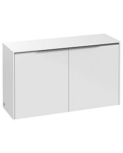 Villeroy und Boch Subway 3.0 Sideboard C60000VE 80,5x42,3x25,6cm, Griff Aluminium glänzend, brilliant white