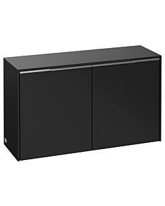 Villeroy und Boch Subway 3. 1930 sideboard C60000VL 80.5x42.3x25.6cm, handle aluminum glossy, volcano black