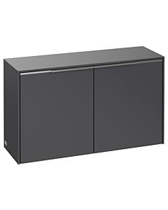 Villeroy und Boch Subway 3. 1930 sideboard C60000VR 80.5x42.3x25.6cm, handle aluminum glossy, graphite
